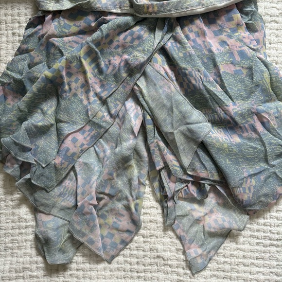 Diesel Draped-Detail Asymmetric Mini Dress w/ Belt - L - NWT - Picture 6 of 8